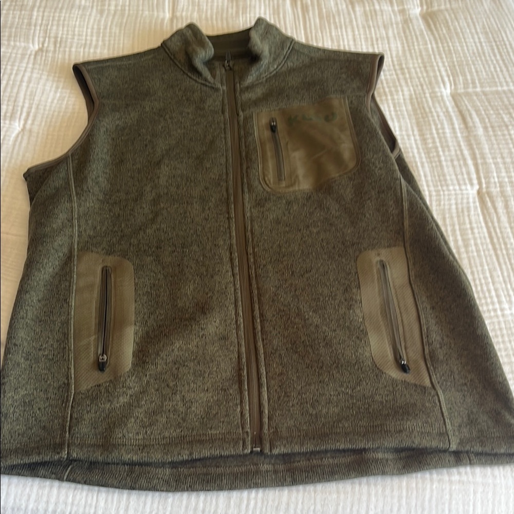 Kuiu Mens Basecamp Vest Olive Heather